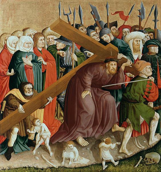 Hans Multscher The Cross of Christ; The Wings of the Wurzach Altar Spain oil painting art